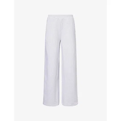 4th & Reckless Womens Grey Liorra Stretch-cotton Trousers In Gray