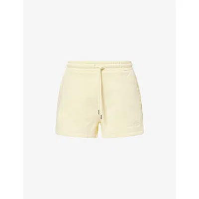 4th & Reckless Womens Leon Clover Cotton-jersey Shorts In Neutral