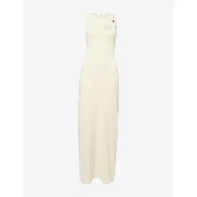 4th & Reckless Womens Leon Elexi Sleeveless Hardware-cut Out Woven Maxi Dress In Animal Print