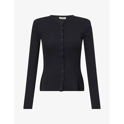 4th & Reckless Womens Mariselle Padded Cotton Top Blck