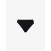 4th & Reckless Womens Multi Cecelia High-leg Bikini Bottoms In Black
