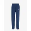 4TH & RECKLESS 4TH & RECKLESS WOMEN'S NAVY APOLLO TAPERED-LEG MID-RISE COTTON-JERSEY JOGGING BOTTOMS