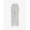 4th & Reckless Womens Stripe Rio Wide-leg Woven Trousers In Stripe