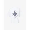 4th & Reckless Womens Chiara Relaxed-fit Cotton-jersey T-shirt White In White