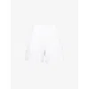 4th & Reckless Womens Heidi Embroidered Cotton-poplin Shorts White