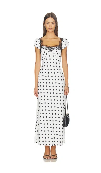 4th & Reckless X Revolve Sana Satin Dress In Multi