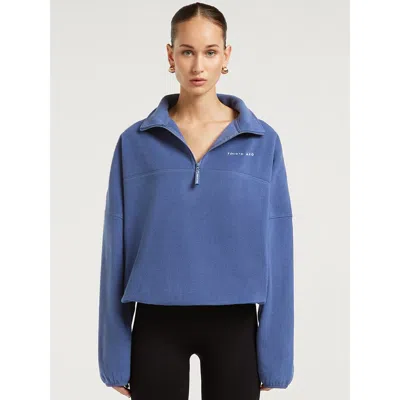 4th Arq Devan Long Sleeve Half-zip Fleece In Blue
