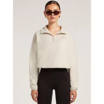 4th Arq Devan Long Sleeve Half-zip Fleece In Gray