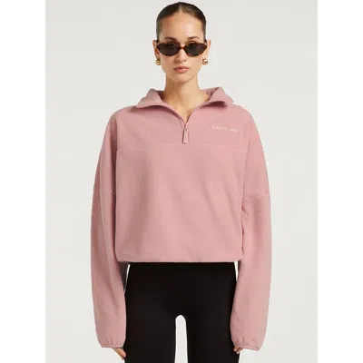4th Arq Devan Long Sleeve Half-zip Fleece In Pink