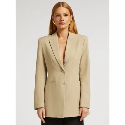 4th Arq Eden Tailored Oversized Blazer In Brown