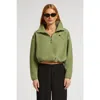 4th Arq Phoenix Half-zip Sweatshirt In Sage