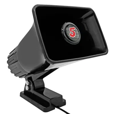 5 Core 5core Indoor Outdoor Pa Horn Speaker 6 X 4 Inch Loud Pa System 8ohm 50w Loud Siren In Black
