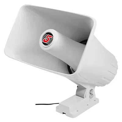 5 Core 5core Indoor Outdoor Pa Horn Speaker 8 X 5 Inch Loud Pa System 8 Ohm 65w Loud Siren Audio In White