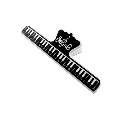 5 Core 5core Music Sheet Page Holder Clip Black Durable Plastic Music Score Fixed Clips