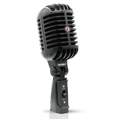 5 Core 5core Vintage Microphone Classic Dynamic Professional Xlr Studio Retro Style Mic In Black