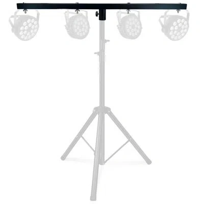 5 Core Dj Lighting T Bar 4 Party Lights Extension Crossbar Tbar 66 Lbs Capacity In Black