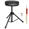 5 Core Drum Throne 3" Thick Padded Memory Foam Comfortable Drummer Stool 330lb Capacity Adjustable In Multi