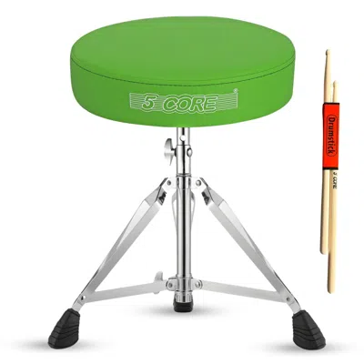 5 Core Drum Throne Padded Guitar Stool Height Adjustable Music Chair Seat Universal For Adults & Kids With 