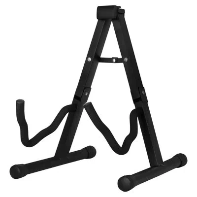 5 Core Guitar Stand Floor A Frame Electric Acoustic Bass Soporte Para Guitarra Black