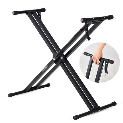 5 Core Keyboard Stand Height Adjustable One Hand Trigger Quick Release Portable Key Board Dj Stands