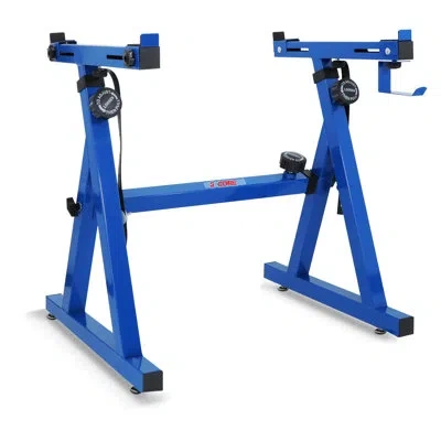 5 Core Keyboard Stand Z Shape Adjustable Foldable Heavy Duty Key Board Piano Dj Controller Stands In Blue