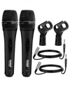 5 Core Mic Dynamic Vocal Handheld In Black