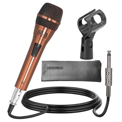 5 Core Microphone Pro Dynamic Metal Mic Xlr Audio Cardiod Vocal Karaoke