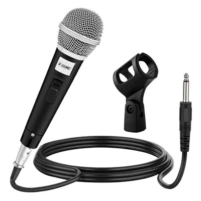 5 Core Microphone Xlr Dynamic Karaoke Singing Handheld Microfono Professional Vocal Dj Music Mic In Black