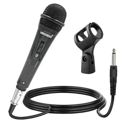 5 Core Microphone Xlr Dynamic Karaoke Singing Handheld Microfono Professional Vocal Dj Music Mic In Black