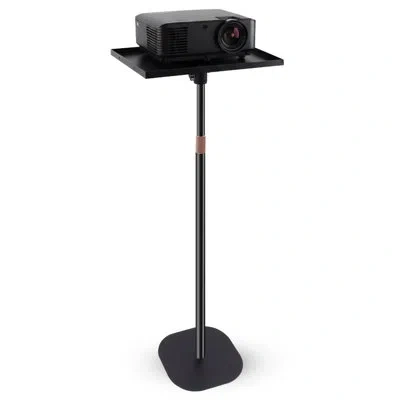 5 Core Projector Stand Floor Adjustable 53" Universal Projectors Support For Home Office & Studio In Black