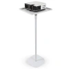 5 Core Projector Stand Floor Adjustable 53" Universal Projectors Support For Home Office & Studio In White