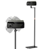 5 Core Projector Stand Floor Adjustable 66" Universal Projectors Support For Home Office & Studio In Black