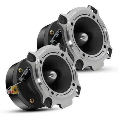 5 Core Tweeters Speakers Car Audio Pair 600w Peak 3.5 Inch Super Bullet Tuiters Para Sonido Para Carro In Silver