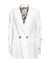 5 Progress Woman Blazer White Size Xs Viscose, Linen In White