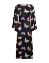 5 Progress Woman Maxi Dress Black Size L Polyester In Black