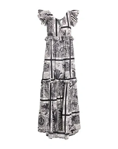 5 Progress Woman Maxi Dress Black Size Xl Cotton