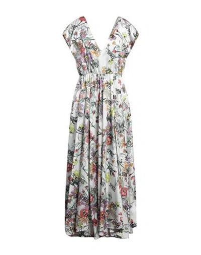 5 Progress Woman Maxi Dress White Size S Polyester