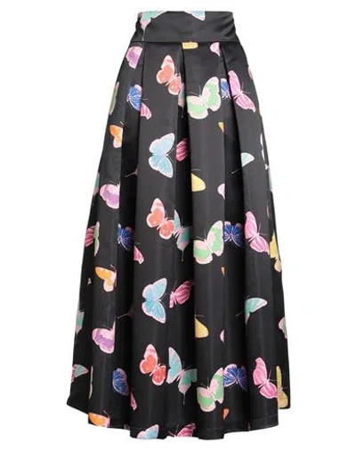 5 Progress Woman Maxi Skirt Black Size M Polyester