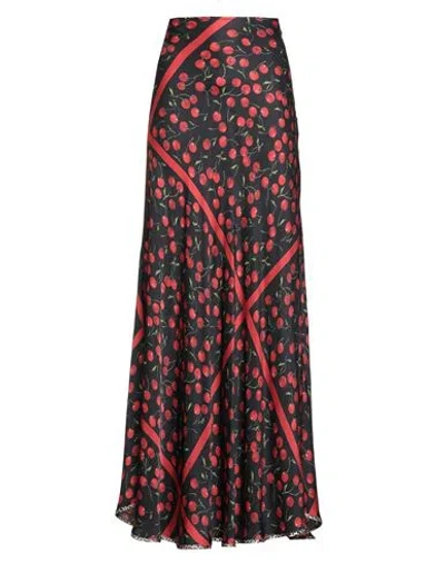5 Progress Woman Maxi Skirt Red Size L Viscose