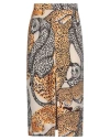 5 Progress Woman Midi Skirt Beige Size Xs Polyester, Elastane