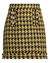 5 Progress Woman Mini Skirt Marigold Size Xs Polyester In Multi