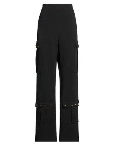 5 Progress Woman Pants Black Size L Polyester, Elastane