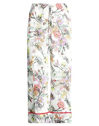 5 Progress Woman Pants White Size S Polyester