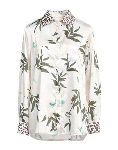 5 Progress Woman Shirt Ivory Size M Polyester In White