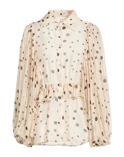 5 Progress Woman Shirt Sand Size M Polyester In Neutral