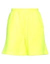 5 Progress Woman Shorts & Bermuda Shorts Yellow Size L Polyester, Cotton In Yellow