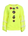 5 Progress Woman Sweatshirt Yellow Size S Cotton, Polyester