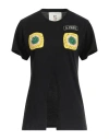 5 Progress Woman T-shirt Black Size M Cotton In Black