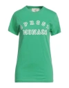 5 Progress Woman T-shirt Green Size L Cotton