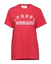 5 Progress Woman T-shirt Red Size M Cotton In Red